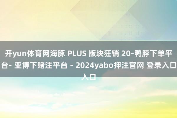 开yun体育网海豚 PLUS 版块狂销 20-鸭脖下单平台- 亚博下赌注平台 - 2024yabo押注官网 登录入口