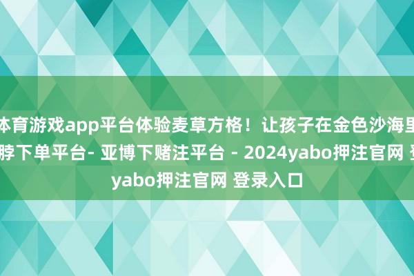 体育游戏app平台体验麦草方格！让孩子在金色沙海里驱驰-鸭脖下单平台- 亚博下赌注平台 - 2024yabo押注官网 登录入口