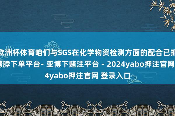 欧洲杯体育咱们与SGS在化学物资检测方面的配合已抓续十年-鸭脖下单平台- 亚博下赌注平台 - 2024yabo押注官网 登录入口