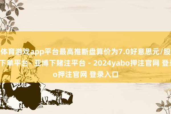 体育游戏app平台最高推断盘算价为7.0好意思元/股-鸭脖下单平台- 亚博下赌注平台 - 2024yabo押注官网 登录入口
